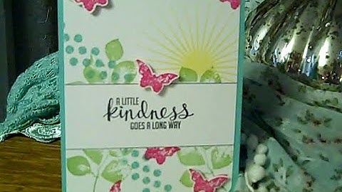 Kinda Eclectic Stamp Set with Sentiment Border Masking Technique