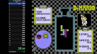 Dr. Mario NES 0-20 Former WR (34:50)