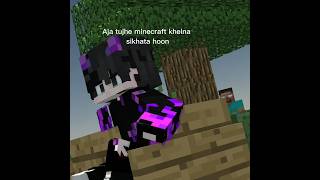 HEROBRINE WANT TO TECH YOU SOMETHING #minecraft #minecraftshorts #trending #minecraftanimation
