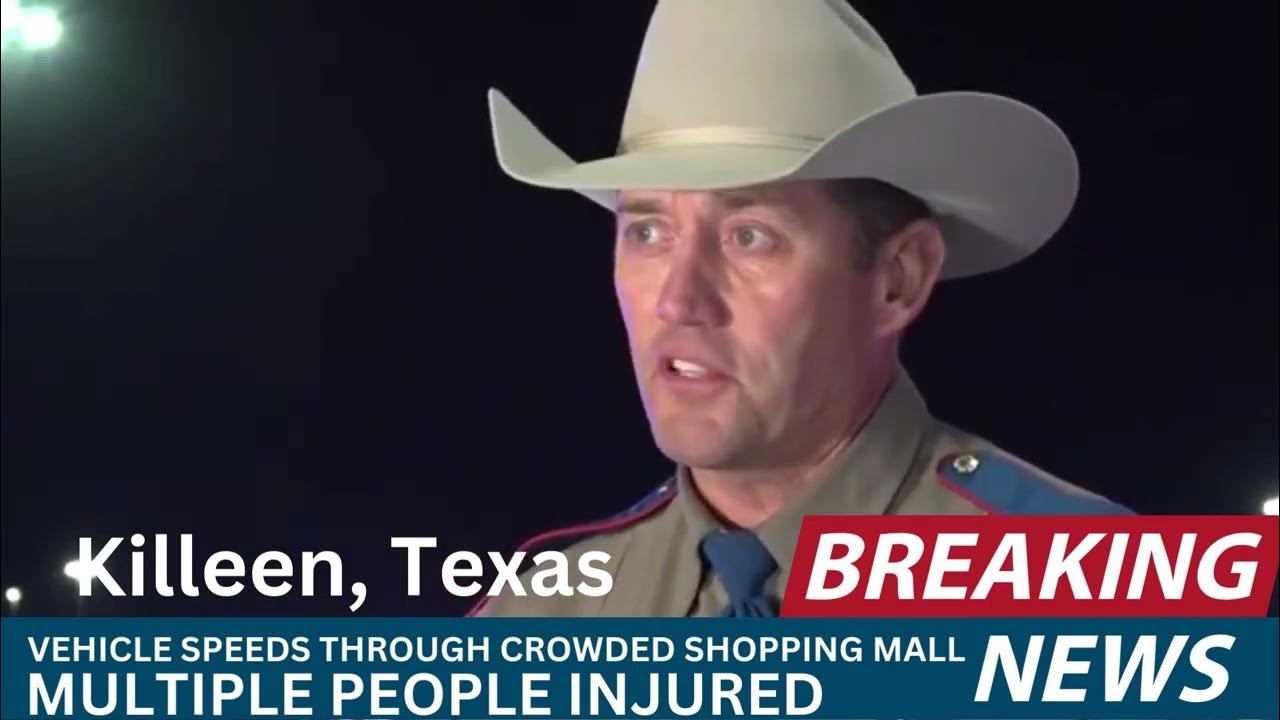 BREAKING NEWS! VEHICLE SPEEDS THROUGH CROWDED SHOPPING MALLKILLEEN