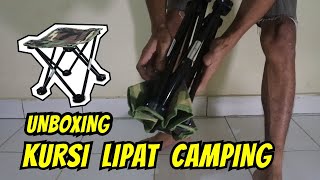 Kursi Lipat Mancing Kotak Desain Army - ZDY01  TaffSPORT