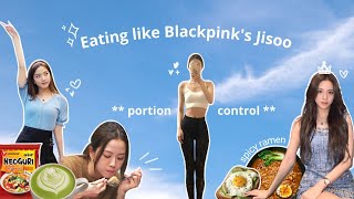 ✨ I ate a BLACKPINK's Jisoo inspired KPOP diet 🥑 portion control // K-pop Glow Up Diary ep_06
