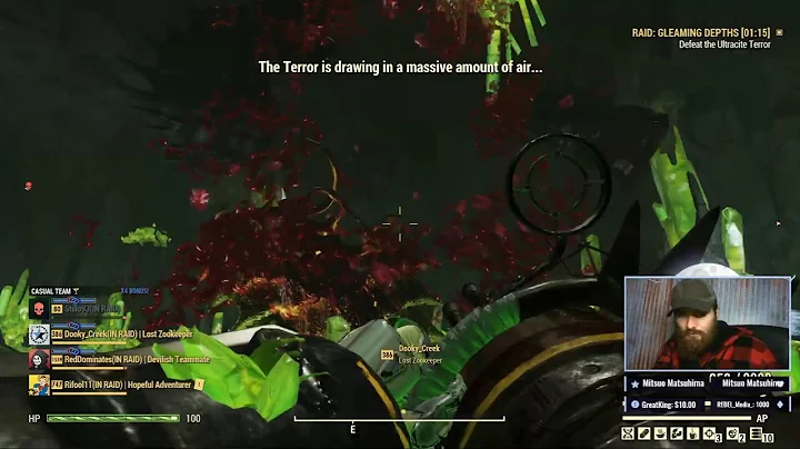 Carrying ANY LEVEL Through Fallout 76 Raid for Good Gear & Fast Level Ups!