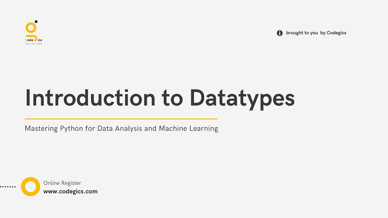 Module 1: Python Data Types Made Easy! - YouTube