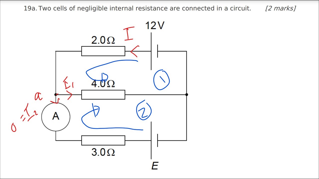 IB 5 Electricity and Magnetism-Paper 2-Qc#5 Kirchhoff's - YouTube