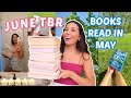 all the books i read in may   what i’m reading in june 📖🌸💫