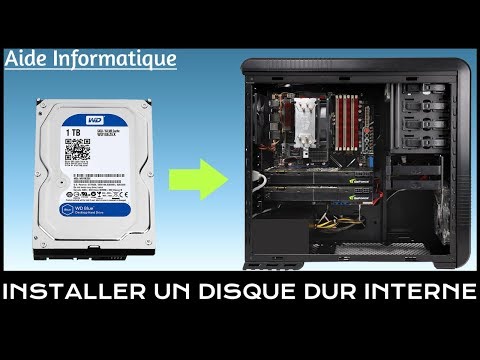 Aide informatique : Comment installer un disque dur interne SATA sur son ordinateur WD Blue HDD