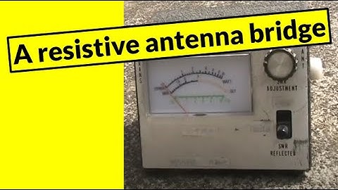Inside a resistive antenna bridge (aka stealth tune-up indicator)