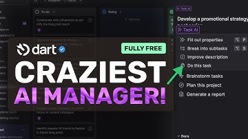 Dart AI : This FULLY FREE & AGENTIC AI Project Manager IS INSANE!