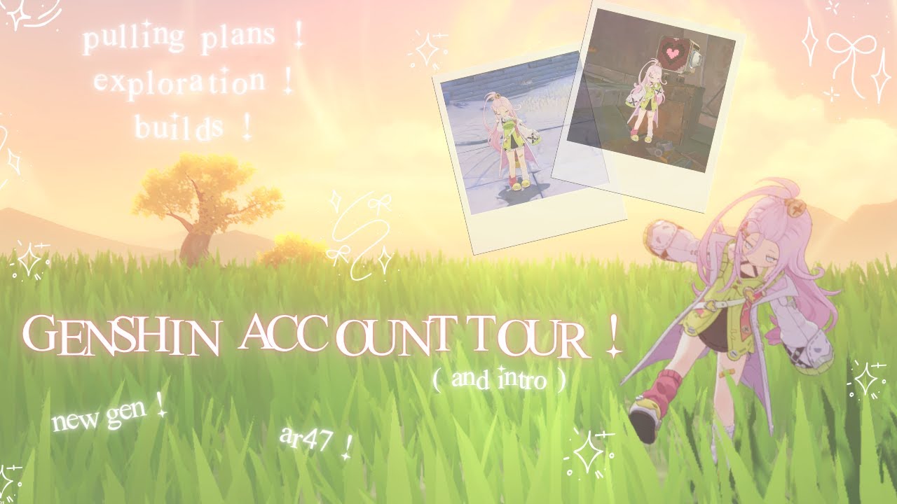 my genshin account tour as a new player ₊˚⊹ ᰔ | cozy genshin gameplay