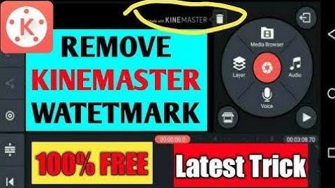 HOW TO REMOVE WATERMARK IN KINEMASTER | TUTORIAL