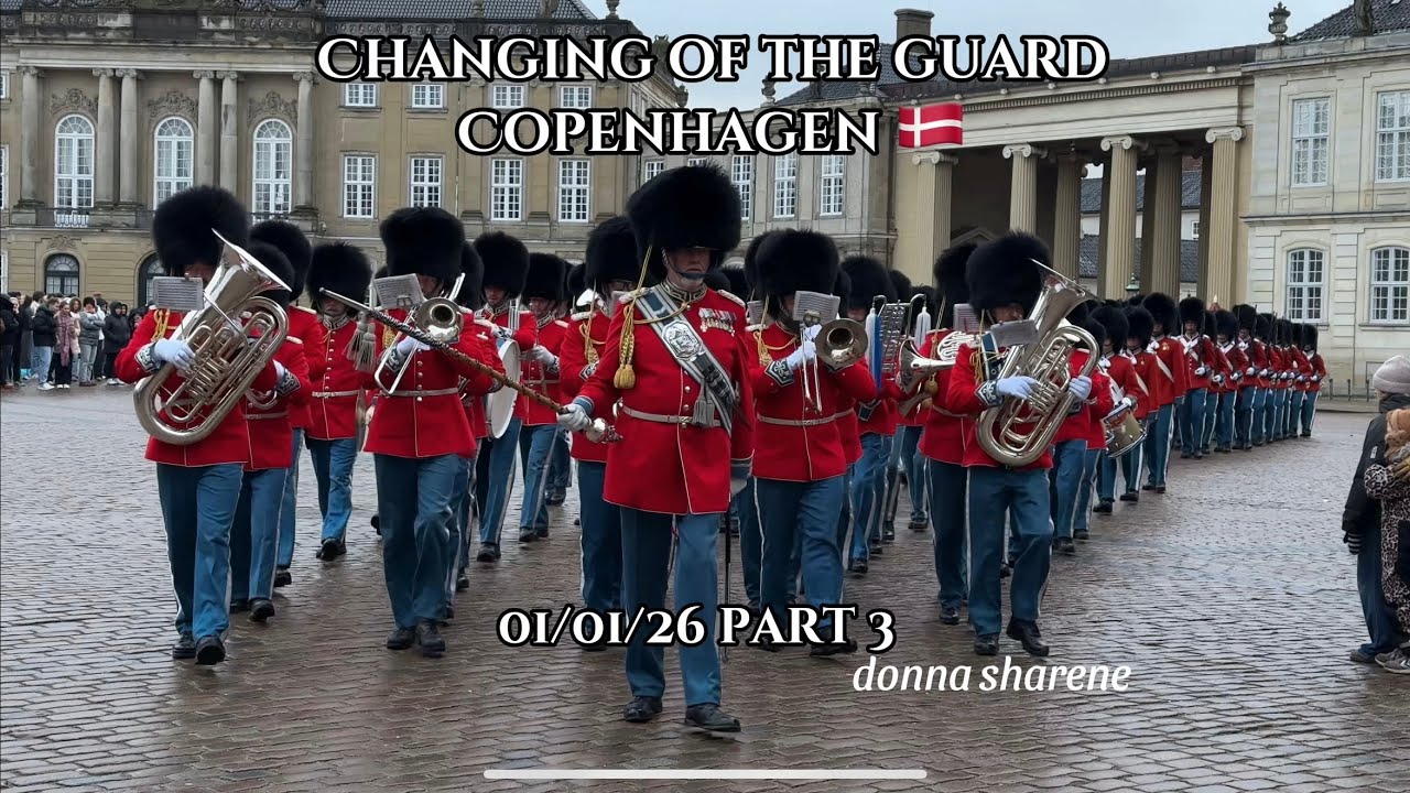 Changing of the Guard in Copenhagen 🇩🇰 January 1, 2026 Part 3