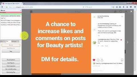 Instagram Automation using iMacros