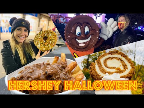 Видео: Хелоуин в Хърши, Пенсилвания: Hersheypark in the Dark 2020