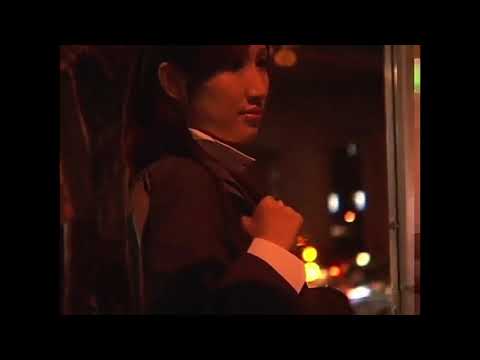 Japanese School Girl Wait for the Bus (Night)