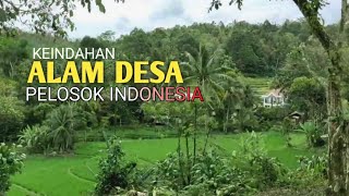 Suasana Pemandangan Alam Desa Yang Indah di Sukabumi Pelosok Jawa Barat