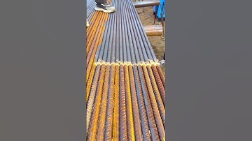 How to remove Rust from reinforcement / Rust removing machine