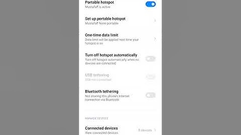 How To Set up WLAN Hotspot Maximum connections device Limit of connected devices Inredmi 10 prime