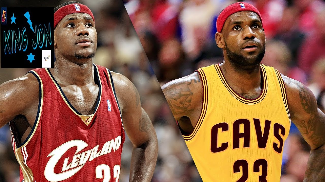 lebron james over the years