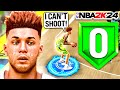 SOLO REC AS A PURE INSIDE.. WHAT COULD GO WRONG -NBA 2K24-