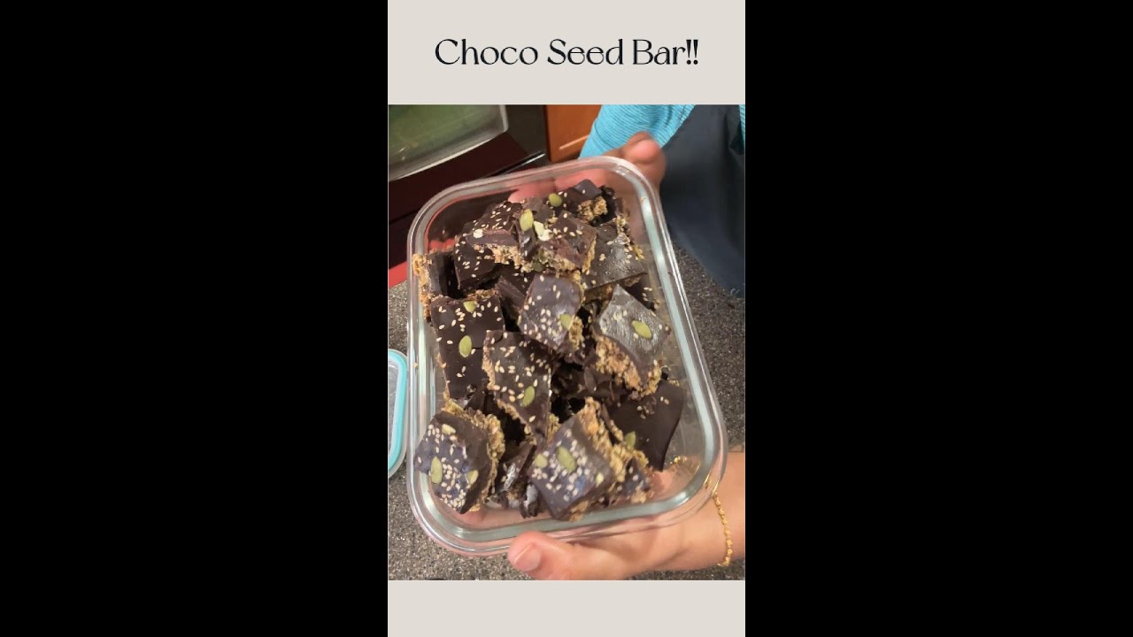 एक बार बनाया तो बार बार बानाना बनता है....Choco Seed Bar!