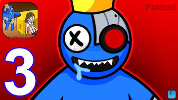 Rainbow Monster: Blue Survivor - Gameplay Walkthrough Part 3 Save Blue From Rainbow Friends (Android