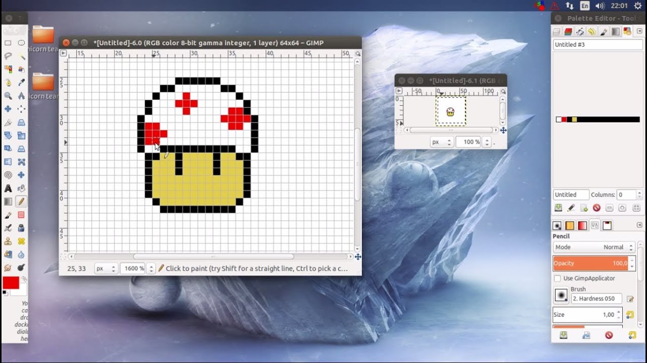 How to set up GIMP for pixel art - YouTube