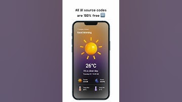 🌦️ Weather Page Flutter Source Code | 100% Free