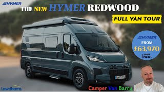 A Hymer campervan from £63,970! The all new Hymer Redwood 600 & 601 full van tour and options!