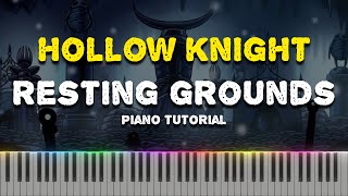 Hollow Knight - Resting Grounds (Piano Tutorial Synthesia)