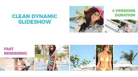 Clean Dynamic Slideshow - Adobe After Effects Template