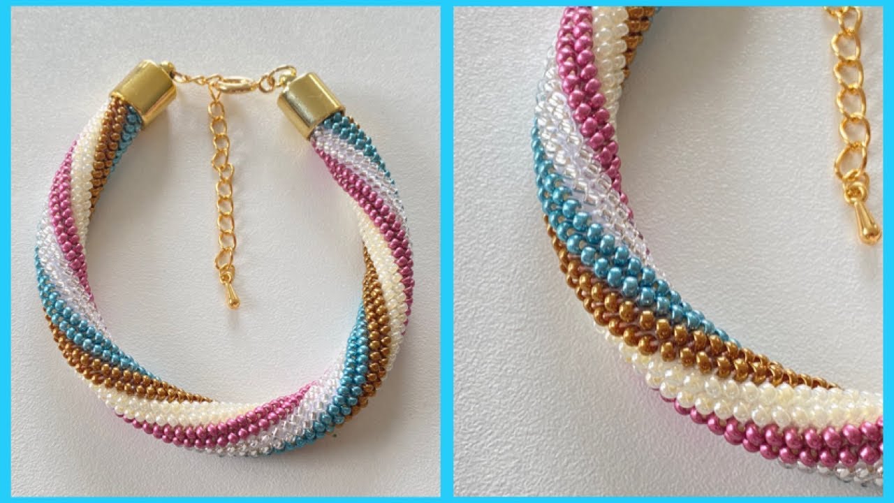 Débutants droitiers : apprendre à réaliser un bracelet spirale crochet mailles serrées