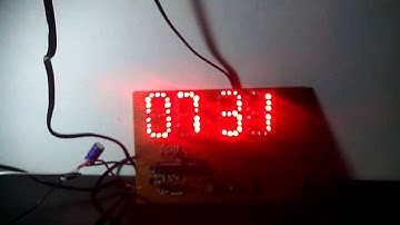 Digital clock based on atmega8