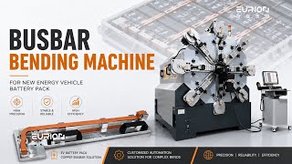 Busbar Bending Machine for EV Battery Pack Manufacturing | Automatic Copper Busbar Forming Equipment