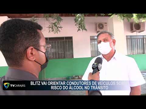 BLITZ VAI ORIENTAR CONDUTORES DE VEÍCULOS SOBRE RISCO DE ÁLCOOL NO TRANSITO