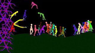 Stickman Survival Race - Escape from the Zombie #2 screenshot 4