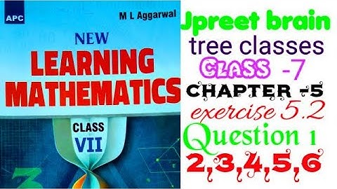 class 7 ml aggarwal chapter 5 algebraic expres exercise 5.2  question 1 q 2 q 3 q 4 q 5 q 6   #maths