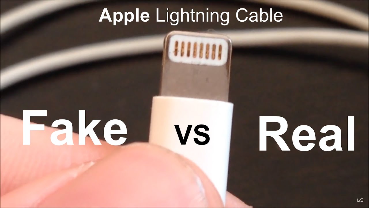 Fake VS Real  Apple Lightning Cable