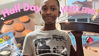 Spend Half a Day With Me! 🧁  | 🏝️ Pool Day, Baking Cookies & Movie Night. 