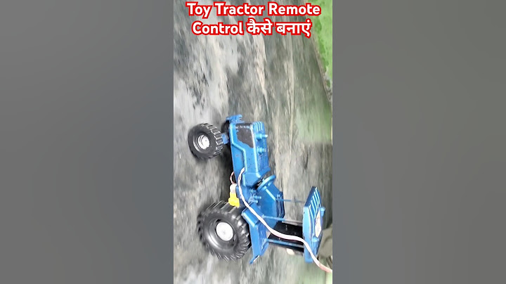 Toy Tractor remote control कैसे बनाएं #tractor #rctractor #rc #diytractor #homemade