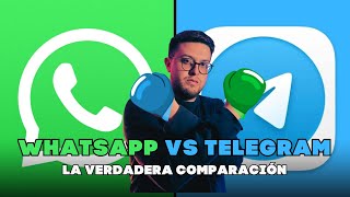 WHATSAPP vs TELEGRAM 💬 La VERDADERA comparación: popularidad,  seguridad y funcionalidades
