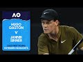 Hugo Gaston V Jannik Sinner Extended Highlights Australian Open 2026 First Round 