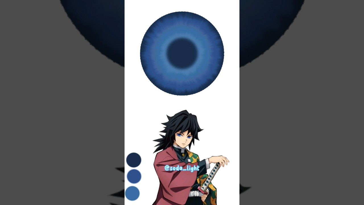 Eye series with Giyu Tomioka | Demon Slayer #anime #art #demonslayer # ...