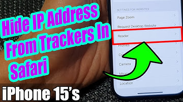 iPhone 15/15 Pro Max: How to Turn On/Off Hide IP Address From Trackers In Safari