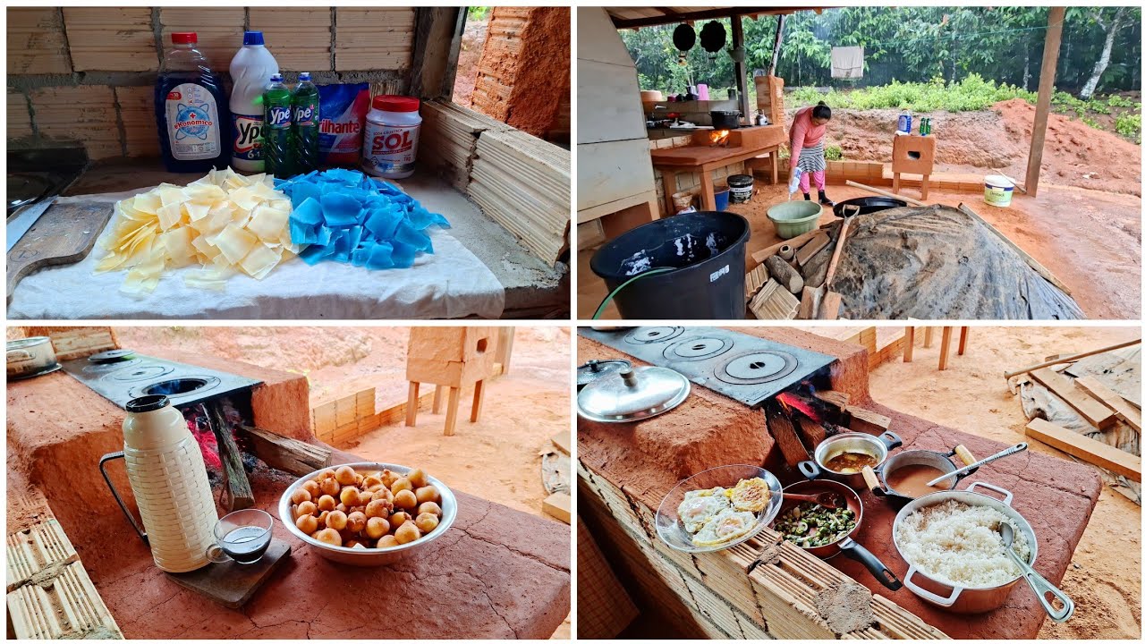 RECEITA DE SABÃO EM LÍQUIDO +  FIZ BOLINHO DE CHUVA ☔️ 