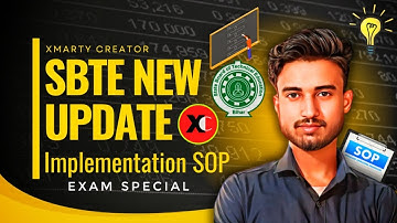 SBTE NEW UPDATE || Implementation SOP ||SBTE EXAM SPECIAL 
