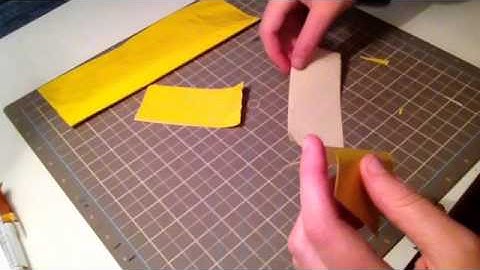 How To Make A Duck Tape Wallet PART 2 - Pockets