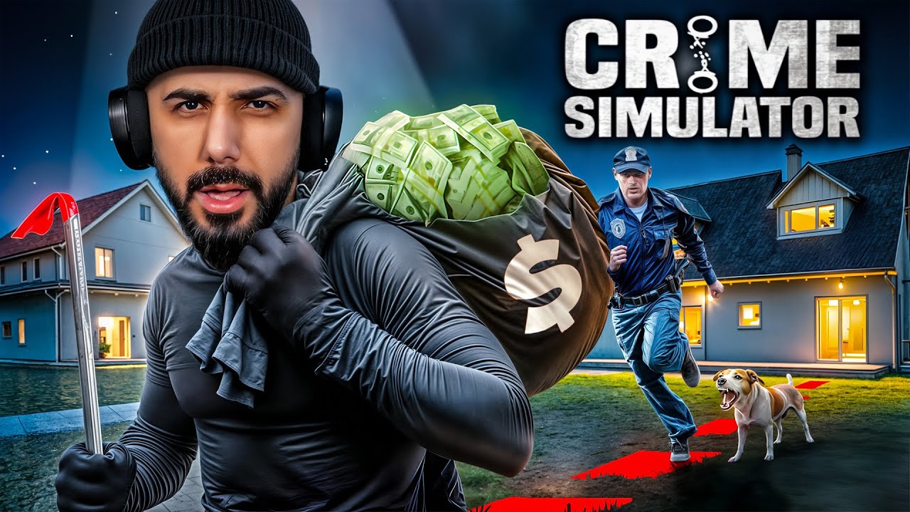 TÜM EVLERİ SOYARAK OYUNU BİTİRDİM! EKİPLE CRIME SIMULATOR