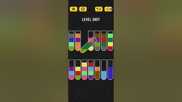 Water sort puzzle level 2857