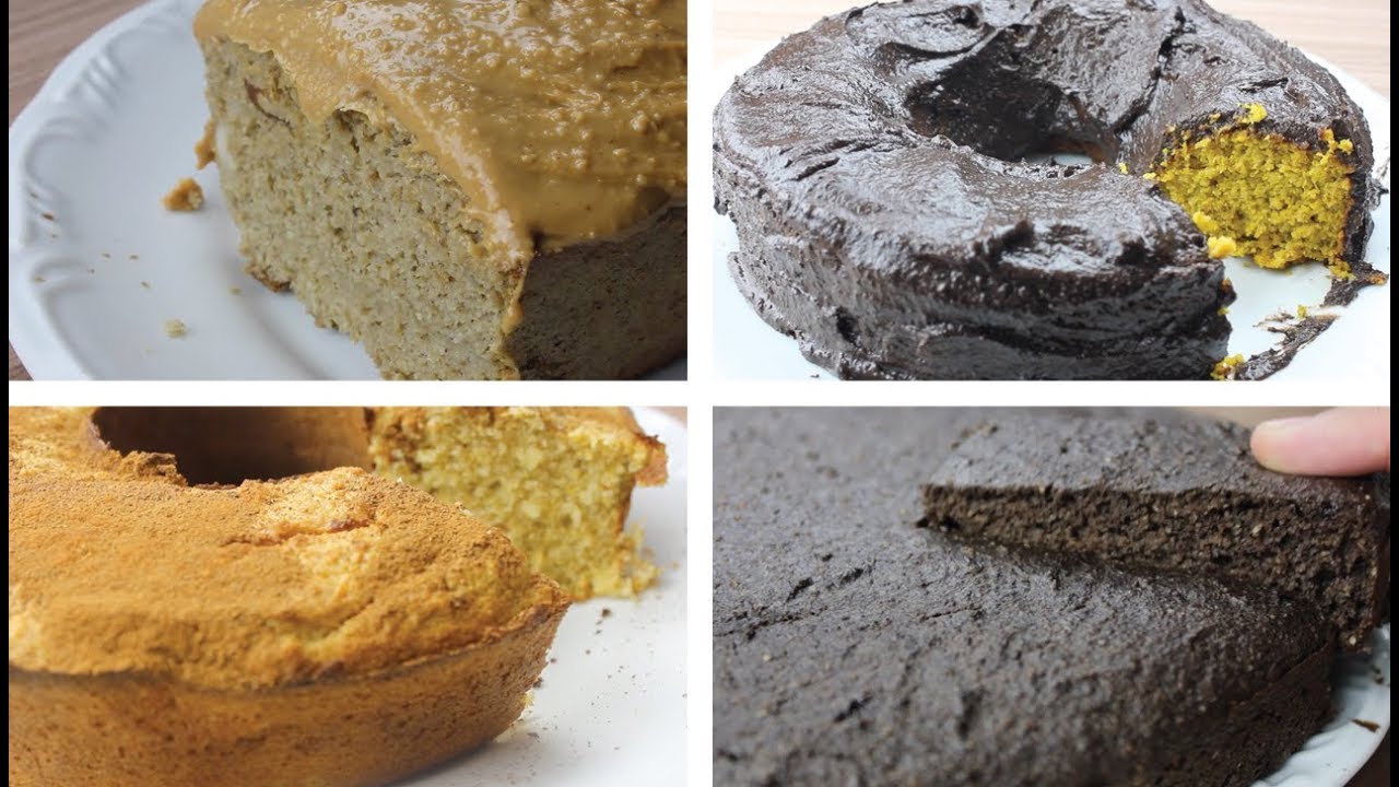 4 RECEITAS DE BOLOS FIT DELICIOSOS